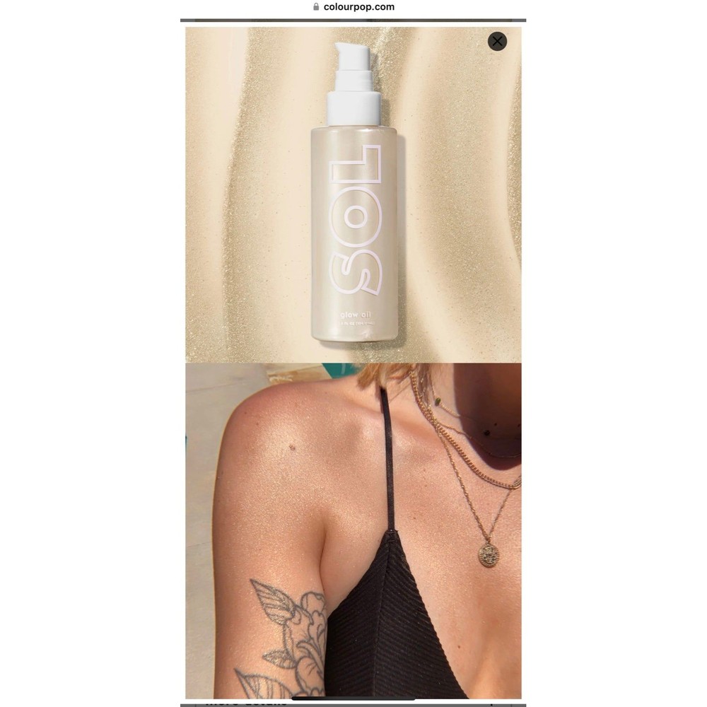 ColourPop SOL Body Glow Oil champagne